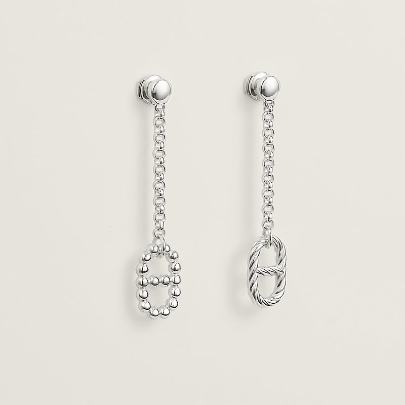Chaine d'ancre Alea II dangle earrings | Hermès Mainland China